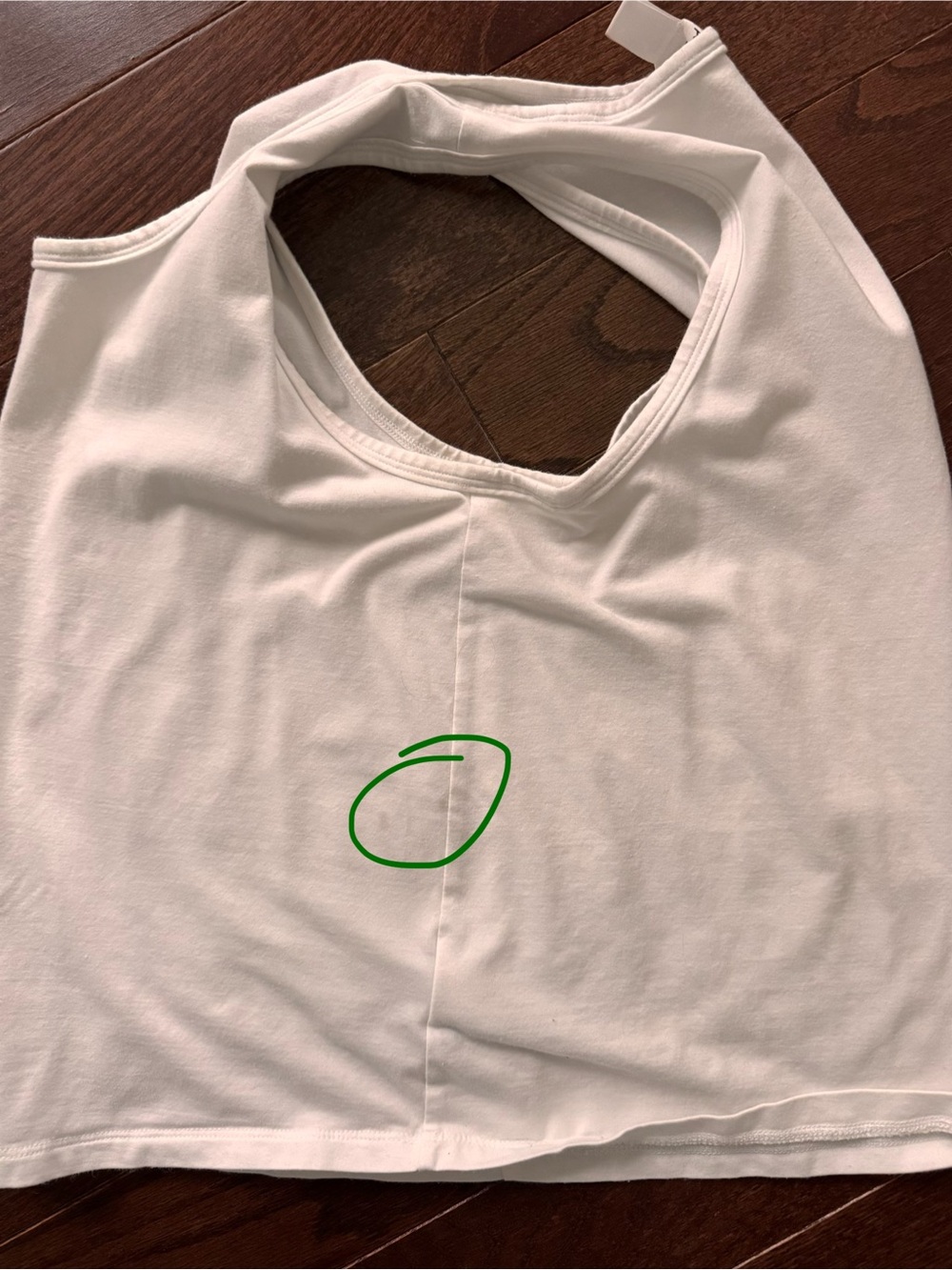 Athleta White Scoop Neck Tank Top - Picture 4 of 5